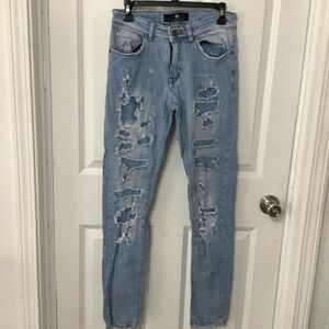 Focus jeans boys blue jeans size 29 W/ 32 L